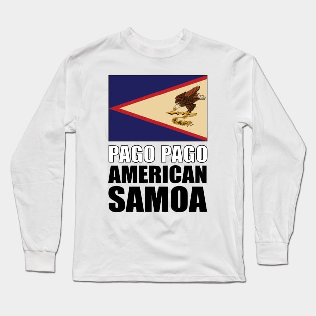 Flag of American Samoa Long Sleeve T-Shirt by KewaleeTee